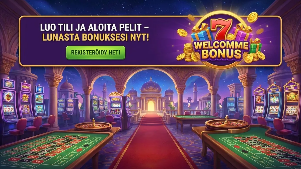 Rekisteröidy bonuksen kanssa